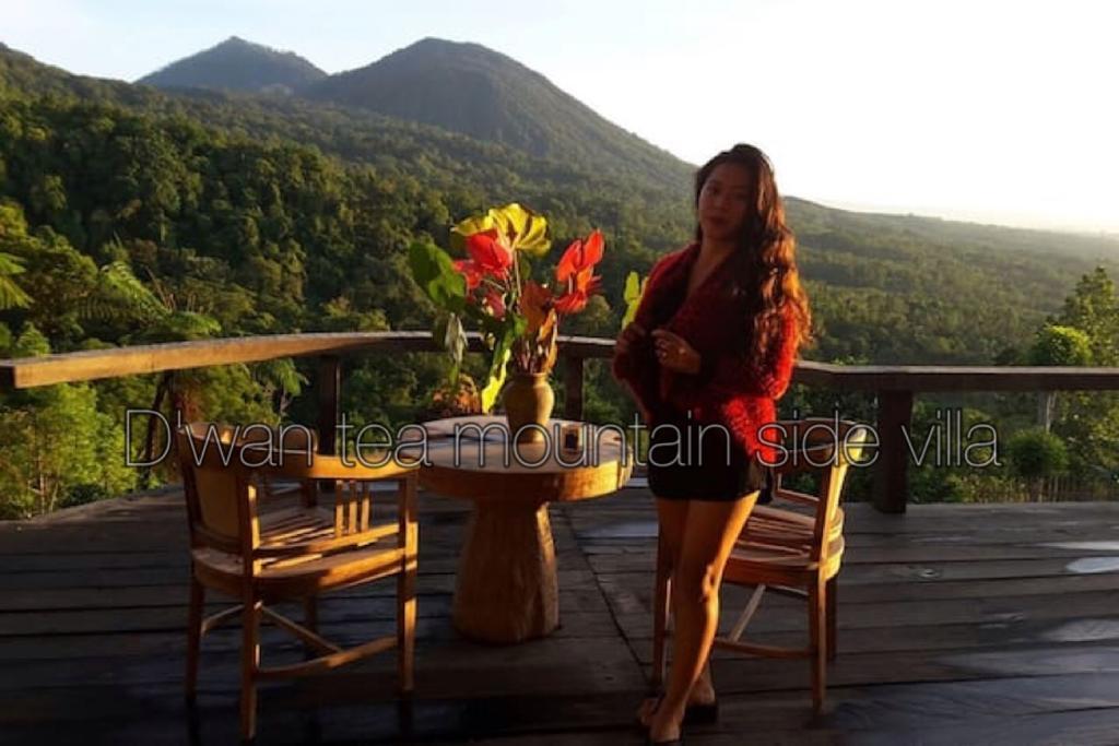 Dwan Tea Mountain Side Bed & Breakfast Jatiluwih Exterior photo